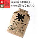 米 10kg 森のくまさん 熊本県産 特別栽培米 令和3年産 送料無料お米 分つき米 玄米