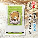 【令和3年産米】送料無料 無洗米 熊本県産 森のくまさん 5kg