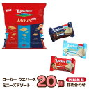 《敬老の日》 1000円ポッキリ 送料無料 ポイント消化 ローカー ウエハース 20個 お菓子 詰め合わせ 子供 子供会 駄菓子 業務用 駄菓子セット チョコレート ばら売り バラ売り プチギフト ロアカー 食べ比べ ミニーズ ヘーゼルナッツ おやつ バニラ クリームカカオ