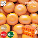 ★究極の柑橘!みかんの大トロ★糖度12.0以上酸1.4以下★＼創業84年 愛媛みかん/ご予約受付中!【送料無料】【ギフト】【産地直送】愛媛西宇和産 せとか お試し6キロ (3キロ×2箱)「お試しせとか3×2」せとかみかん 西宇和みかん オレンジ