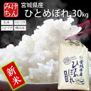 『新米』☆令和6年産 本場 宮城県産 ひとめぼれ 30kg 玄米 5分 7分 精白米(精米時重量約1割減) 30kg 【白米 ヒトメボレ お米 ごはん ご飯 精米 産地直送 米処 美味しい おこめ こめ 新米】