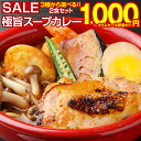 【最大半額以下タイムセール!12日10:00迄 1,000円ポッキリ!】 カレー レトルト【3種から選べる 北海道極旨スパイシー.スープカレー2食.】レトルトカレー スパイス スパイスカレー チキン 角煮 送料無料 食品【B】【★】