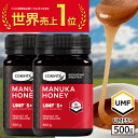 マヌカハニー はちみつ コンビタ UMF 5+ MGO 83+ 500g 2個セット マヌカ モノフローラル 生はちみつ 無添加 非加熱 ギフト プレゼント 蜂蜜 クリームタイプ ニュージーランド 直販 直輸入 送料無料 マヌカ蜂蜜 贈答品 返礼品 お礼