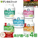 【★エントリーと店内3点購入でP10倍(10/24 20:00-10/27 9:59迄)】【楽天グルメ大賞2024受賞】キシリトールガム 歯科専用 味の組み合わせが2種類選べる オーラルケア ボトルタイプ 4個セット (153g(90粒相当)/1個) ボトルガム 口臭予防【歯科専用】 【送料無料】