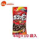 ポリッピー チョコ 44g×10袋入 【Eサイズ】 でん六 チョコレート ピーナッツ