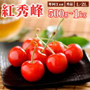 【ふるさと納税】《先行予約》令和8年産 さくらんぼ 選べる! 「紅秀峰」 秀品 500g 1kg L~2Lサイズ 山形県産 2026年産 【2026年6月中旬頃〜7月上旬頃発送予定】 ※配送不可 沖縄・離島お取り寄せ ご当地 特産 フルーツ 果物 果実 くだもの サクランボ チェリー 東北