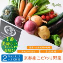 【ふるさと納税】<2か月定期便>2026年発送【緑のゆうき】購入された野菜の売上の1%が、社会貢献に 京都産のこだわり野菜(有機野菜、栽培期間中農薬・化学肥料不使用など)を 美味しいタイミングで収穫したセット
