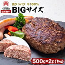 ■最大929円クーポン ハンバーグ 冷凍 牛肉 100% ハンバーグ BIGハンバーグ 沼津イチバンバーグ 500g x 2個 ハンバーグ ギフト ハンバーグ 送料無料