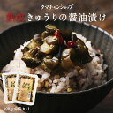 【送料無料】「宮崎産きゅうりの醤油漬け」2袋セット生産量日本一の宮崎の新鮮な採れたてのきゅうりを醤油漬けした、ご飯に合うおつまみにも美味しい逸品!【漬物】【九州 野菜】【ご飯の友】