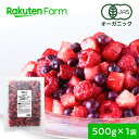 【冷凍】100%オーガニック ワイルドブルーベリー&2種のベリー 500g