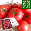 北海道より産地直送 下川町のスーパーフルーツトマト <北の極> 秀品 約800g LからSサイズ(8玉から15玉)送料無料 とまと