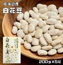 白花豆 1kg 豆力 北海道産 白花美人 白インゲン 花豆 インゲン豆 しろはなまめ 国産 乾燥豆 国内産 豆類 和風食材 生豆